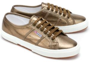 Superga Sneaker Uebergroesse Bronze Metallic