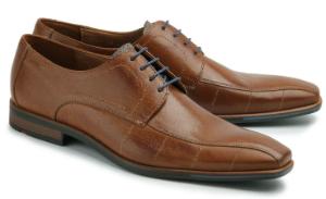 Lloyd Schnuerschuhe dekorative Naehte Braun Uebergroesse