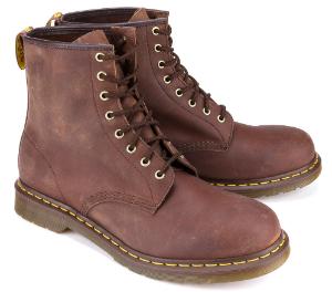 Dr Martens Boots 8 Loch Leder Braun Uebergroesse