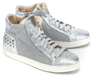 High Top Sneaker Silber Untergroesse