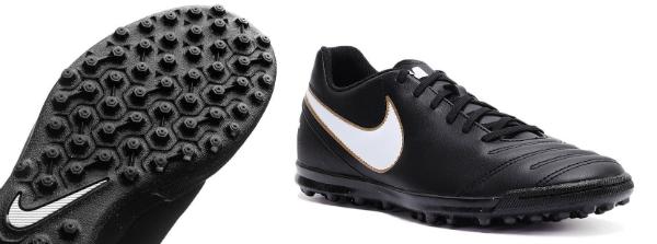 Nike Tiempo Rio 3 Fussballschuh Schwarz Uebergroesse