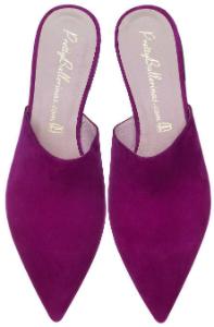 Sabots aus Nubukleder von Pretty Ballerinas in Uebergroessen Viola