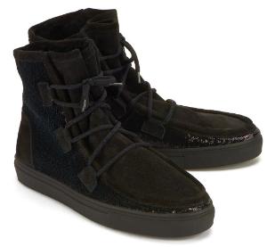 Kennel Schmenger Sneaker veredelt mit Pailletten Uebergroesse Schwarz
