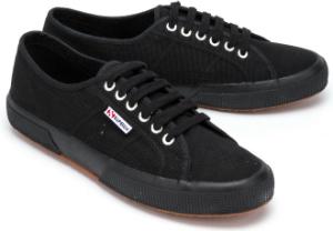 Superga Sneaker fuer Damen in Uebergroesse Schwarz