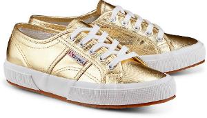 Superga Sneaker in Uebergroesse Gold