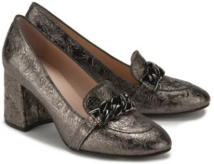 Trotteur Schuhe fuer Damen Metallic-Finish Bronze