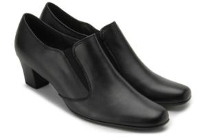 Trotteur Schuhe fuer Damen Nappaleder Schwarz
