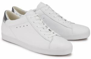 Weisse Turnschuhe in G-Weite von Gabor fuer Damen mit Uebergroesse