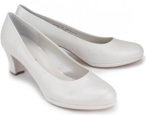 Gabor Pumps in Uebergroessen Weiss Ballschuhe fuer Damen