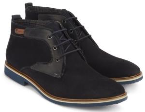 Lloyd Schnuer-Boots mit Kontrast-Details in Uebergroessen fuer Herren Blau