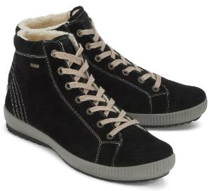 Legero Schnuerschuhe mit Warmfutter in Uebergroessen Farbe Schwarz