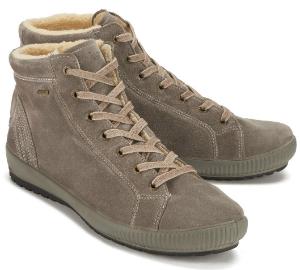 Legero Schnürschuhe mit Warmfutter in Übergrößen | Farbe: Taupe Legero Schnuerschuhe mit Warmfutter in Uebergroessen Farbe Taupe