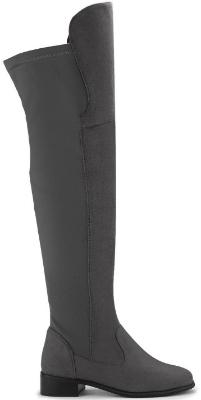 Overknee Stiefel in Uebergroessen Groesse 43 Grau Bariello Milano