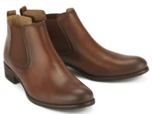 Zeitlose Winter Chelsea Boots fuer Damen in Uebergroesse Braun