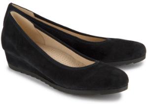 Damen Pumps mit kleinem Keilabsatz Groesse 45 Gabor Dunkelblau Uebergroesse