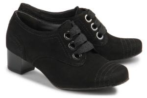 Damen Schnuer-Pumps Semler H-Weite Groesse 45 Schwarz Uebergroesse