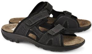 Schwarze Jomos Pantoletten für Herren in Übergröße Jomos Pantolette Herren Uebergroesse Schwarz