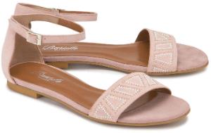 Sandalen mit Nietenbesatz in Untergroessen