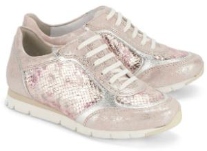 Semler Sneaker in H-Weite mit Python-Druck in Untergroessen Rose