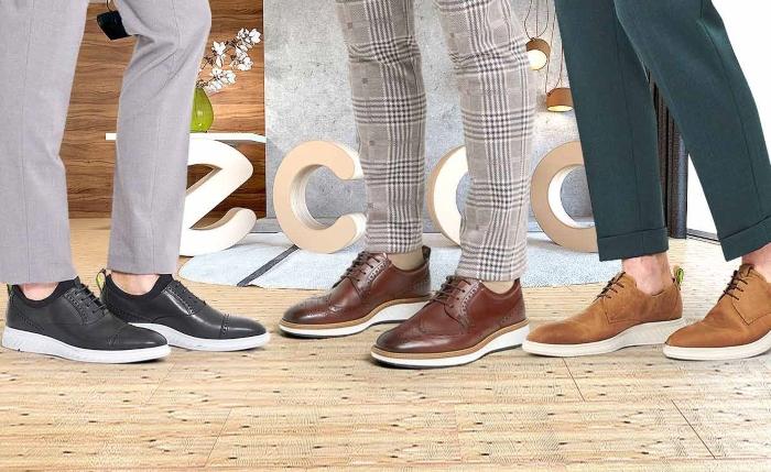 Zu diesen Dresscodes können Sie unbesorgt ein Paar Ecco Sneaker tragen herrenschuhe-outfits