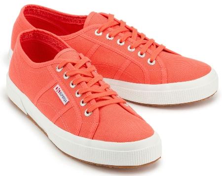 Superga Sneaker in Übergrößen | zeitloses Design aus charakteristischem Canvas | Farbe: Koralle superga-sneaker-in-uebergroessen-5534-11