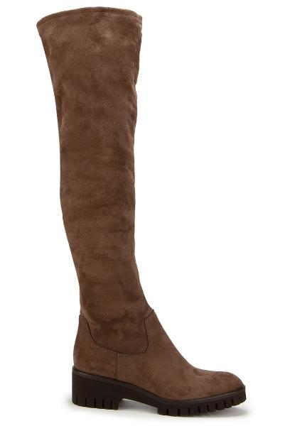 Die puristische Form erhält ihre Abrundung durch die filigrane Verarbeitung aus feinstem Stretch-Material overknee-stiefel-in-uebergroessen-2955-20 damenstiefel-in-groesse-44
