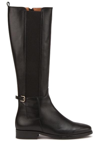 Das Modell aus hochwertigem Leder trägt sich angenehm und sorgt für einen modernen Look stiefel-in-uebergroessen-2137-28 damenstiefel-in-groesse-44