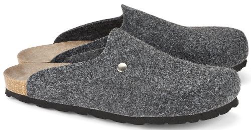 Hausschuhe in Übergrößen | Material: Filz | Farbe: Grau hausschuh-in-uebergroessen-7704-17 hausschuhe-fuer-herren