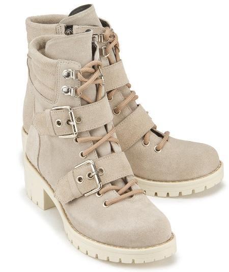 Schnürboots mit Absatz in Übergrößen | Farbe: Beige schnuerboot-in-uebergroessen-2884-21 schnuerboots-fuer-damen
