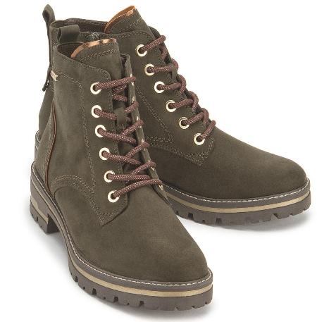 Schnürboots von Jana in Übergrößen | angenehm zu tragen und leicht zu kombinieren | Farbe: Grün schnuerboot-in-uebergroessen-3795-21 schnuerboots-fuer-damen