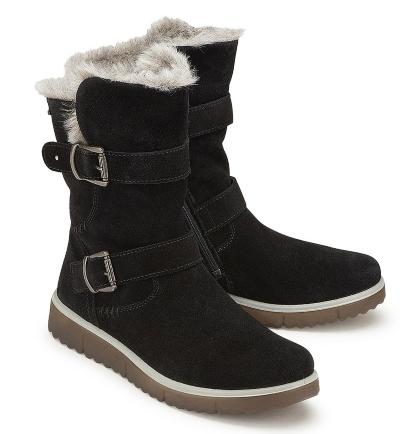 Stiefeletten in Untergrößen | schwarze Boots aus hochwertigem Veloursleder stiefelette-in-untergroessen-4816-29