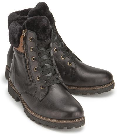 Schnürboots in Übergrößen | warme Remonte Stiefelette für Damen aus echtem Glattleder schnuerboot-in-uebergroessen-3589-21-gefuetterte-winterschuhe-fuer-damen