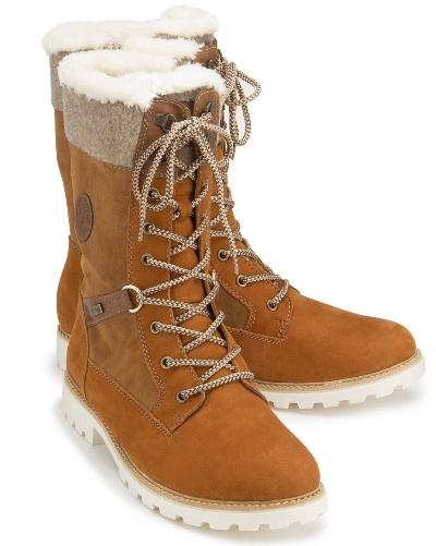 Stiefel in Übergrößen mit Futter aus echter Lammwolle | Damen Schnürboots von Remonte stiefel-in-uebergroessen-3592-21