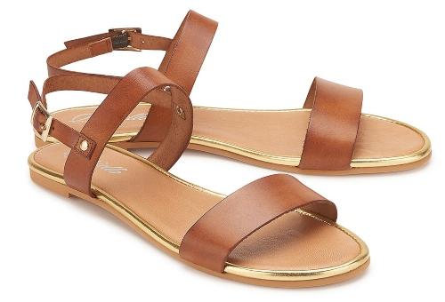 Ein Muss für Trendsetter: Diese hochwertige Sandale aus Leder von Bariello sollten in keinem Schuhschrank fehlen sandale-in-uebergroessen-3988-19 flache-damenschuhe-in-uebergroesse