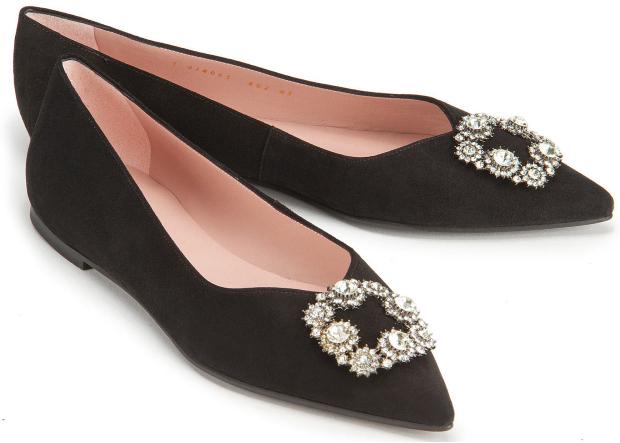 Pretty Ballerinas in Übergrößen in Schwarz