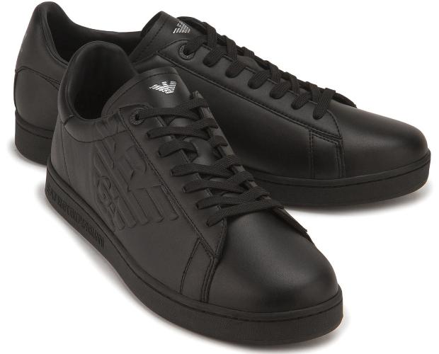 Emporio Armani Sneaker in Übergrößen | aus echtem Leder gefertigt Emporio Armani Sneaker