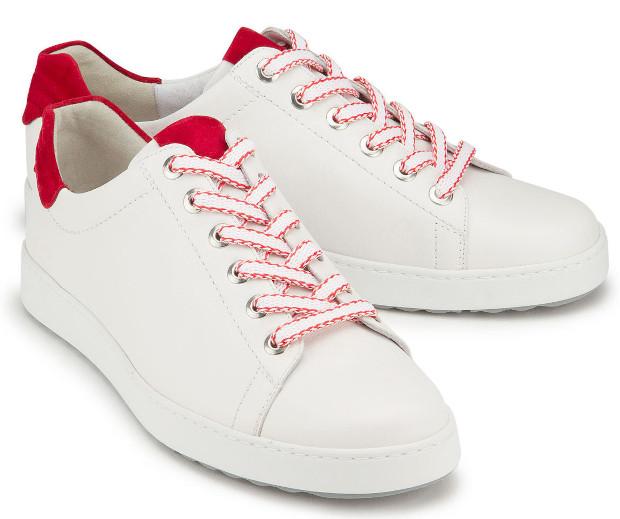 Semler Sneaker in Untergrößen weiß rot