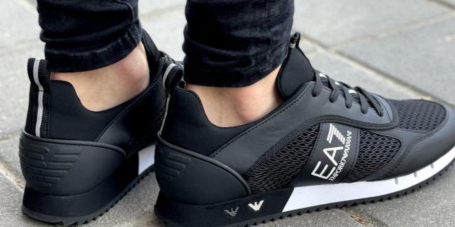Emporio Armani Herrensneaker in Übergrößen - Sneaker in Oversize