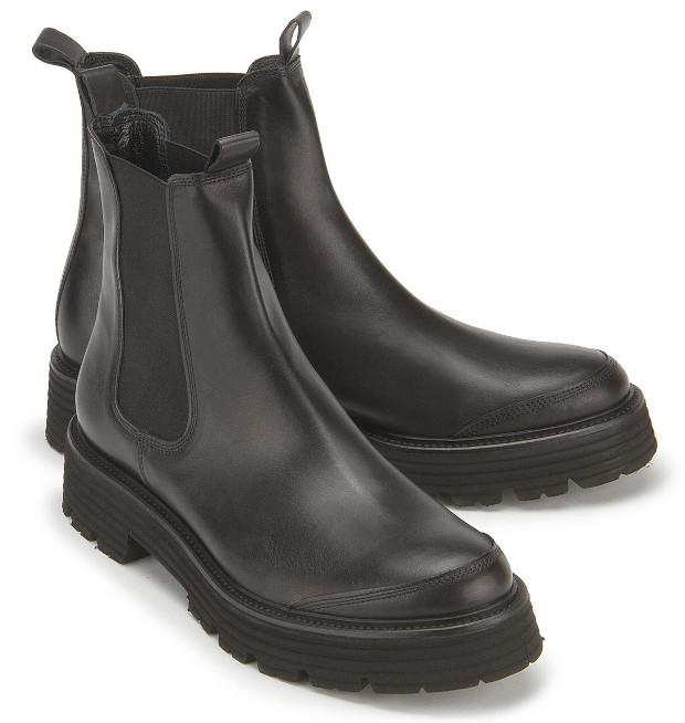 Kennel & Schmenger Chelsea Boot in Übergrößen Schwarz