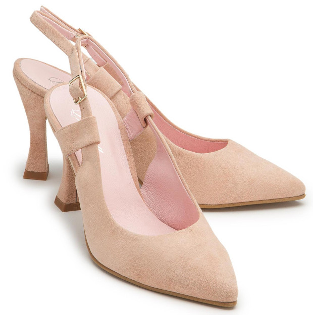 Bariello Milano Pumps in Übergrößen Beige Bariello Milano Pumps in Übergrößen Beige