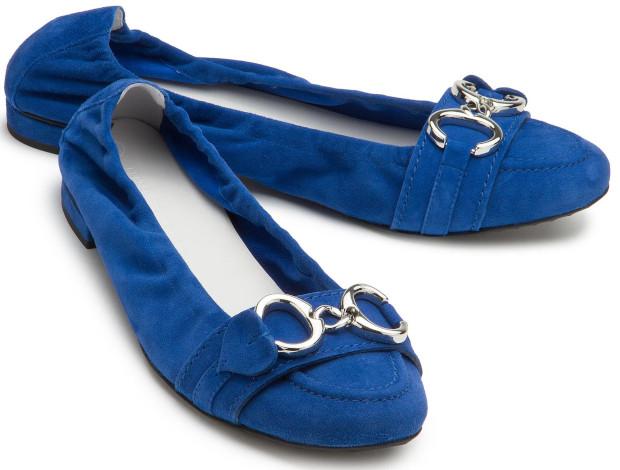 Kennel & Schmenger Ballerina in Übergrößen blau