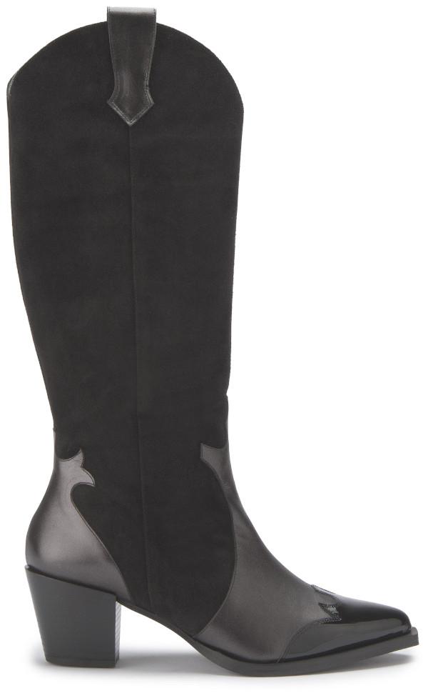 Stiefel in Übergrößen schwarz Stiefel in Übergrößen schwarz