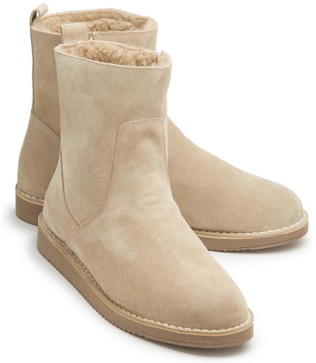 Miotti Boot in Übergrößen beige Miotti Boot in Übergrößen beige