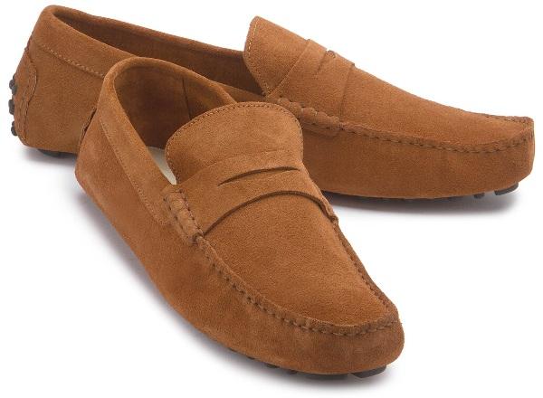Bariello Herren-Mokassin-Slipper aus Leder Bariello Herren-Mokassin-Slipper aus Leder - Schuhe zum Reinschlüpfen