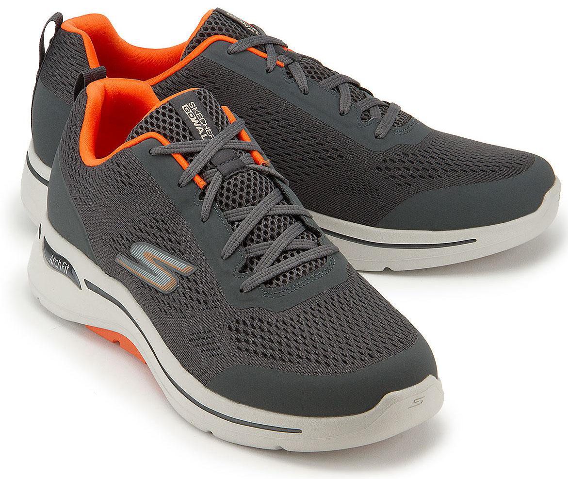 Skechers Sneaker in Übergrößen in Grau
